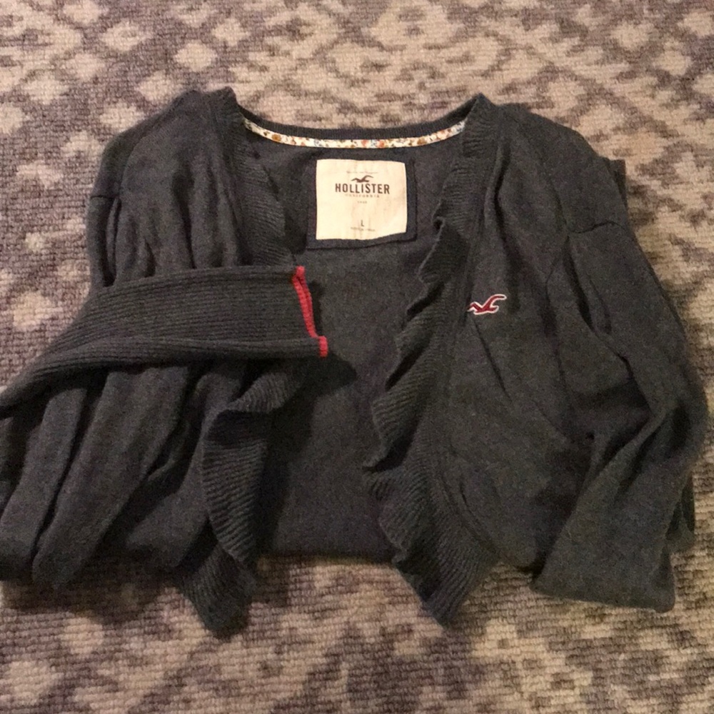 Hollister women’s gray cardigan